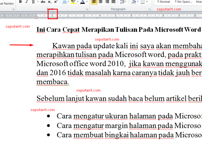 Ini Dia Cara Cepat Merapikan Tulisan Pada Microsoft Word